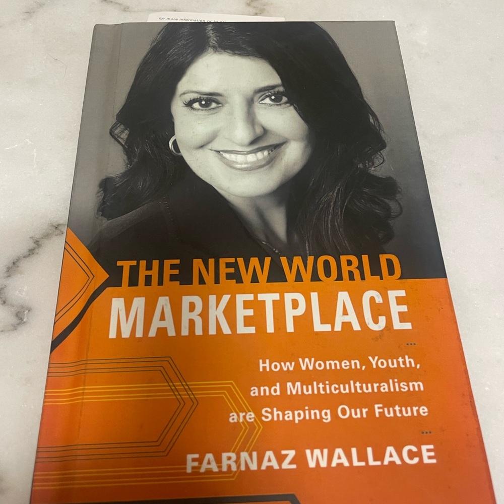 Autographed book The New World Marketplace by Farnaz Wallace new
